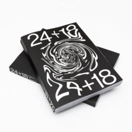 24 + 18 Buch mit arbeiten aus den „Grundlegen der Gestaltung“ im ersten und dritten Semester