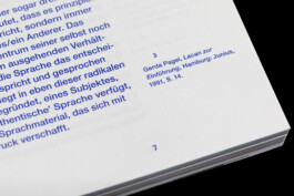 Detail des Kataloges zur Ausstellung von Stefan Pathans und Andrea Winkler im HMKV