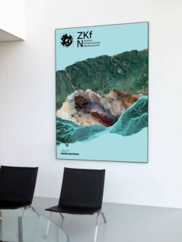 Zentrum für Klimaforschung Niedersachsen Temperatur Plakat 